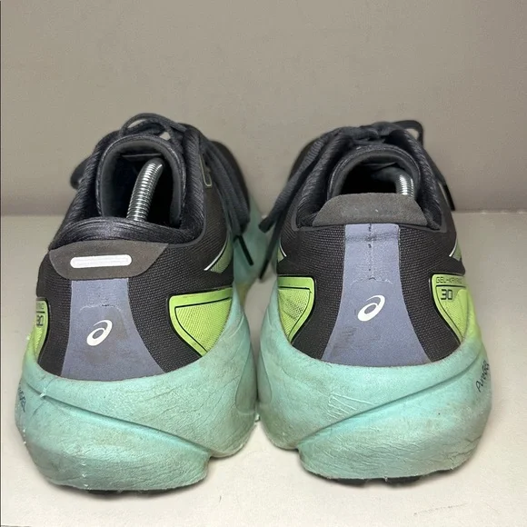 ASICS Men's gel-kayano 30 Athletic Shoes - Black and Lime - Picture 3 of 10